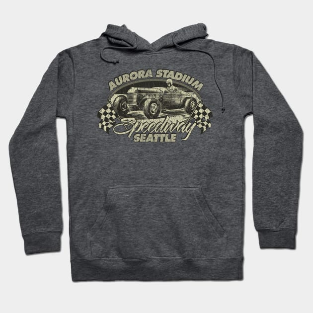 Aurora Stadium Speedway 1941 Hoodie by JCD666